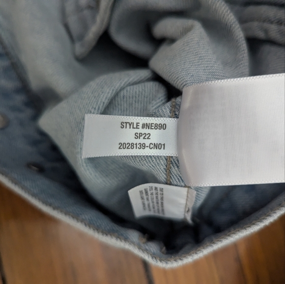 NWT Madewell The Plus Jean Jacket in Westlawn Wash - size 1X - Picture 9 of 16